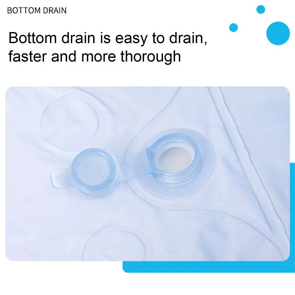 Description Picture 6 of itemKids Inflatable Pool Foldable Square Blow up Pool Cute Blow Up Pool for Family Space-Saving Swimming Pool for Backyard Garden