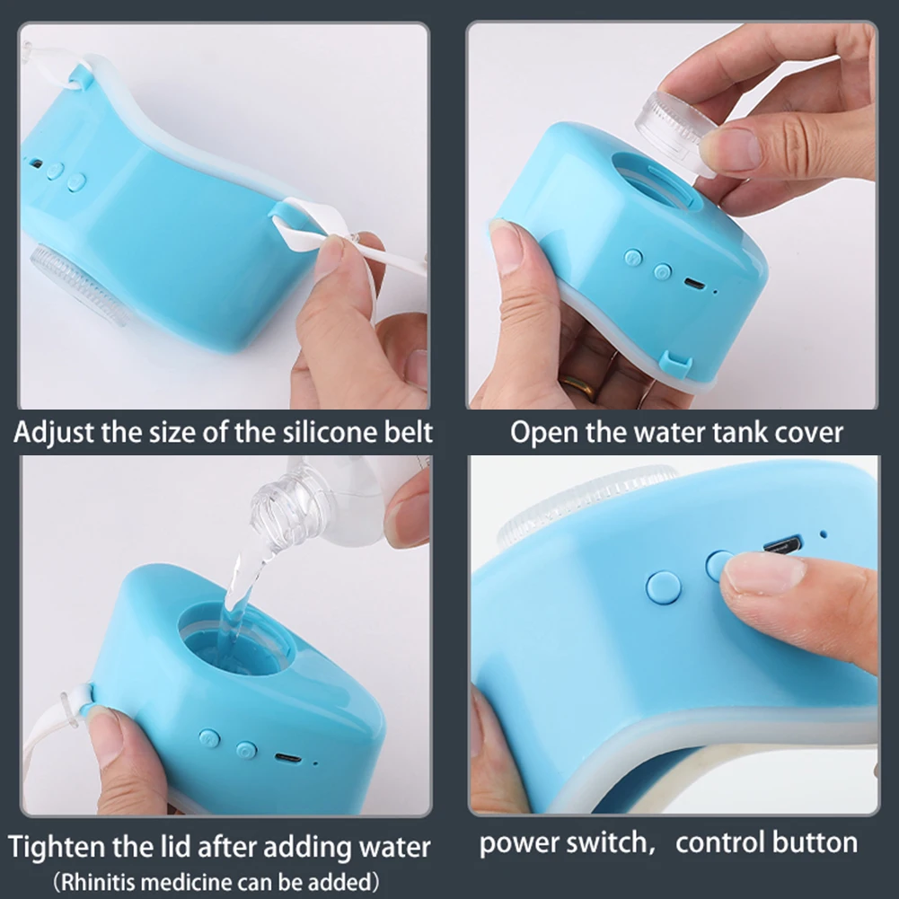 Electric Anti Snoring Devices Comfortable Atomized Nose Breathing Appar Anti Snoring Appliance for Men Women for All Nose Shapes