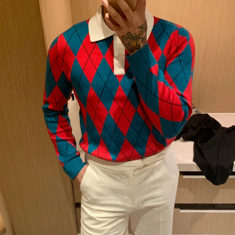 

2022 New Arrivals European Style Sweaters and Pullovers Male Long Sleeve Knitted High Quality Winter Pullovers Warm Clothing L11