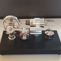 ⁦محرك ستيرلينغ الحركي بتصميم حلقة النجوم مع فولتميتر ومنفذ USB - طقم تعليمي وتجريبي (DIY)  |  Stirling Engine Star Ring Generator with Voltmeter & USB DIY Kit⁩ - الصورة ⁦4⁩
