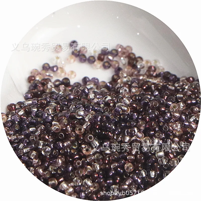 Filled Silver Glass Rice Beads for Handmade DIY Jewelry Accessories