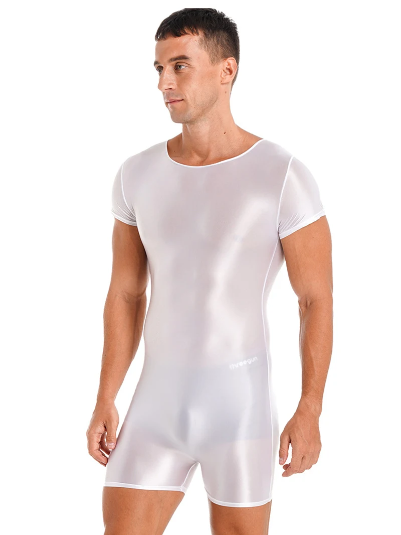 

Женский облегающий Блестящий танцевальный комбинезон с коротким рукавом, комбинезон для йоги, однотонный тренировочный ритмичный гимнастический купальник, танцевальная одежда