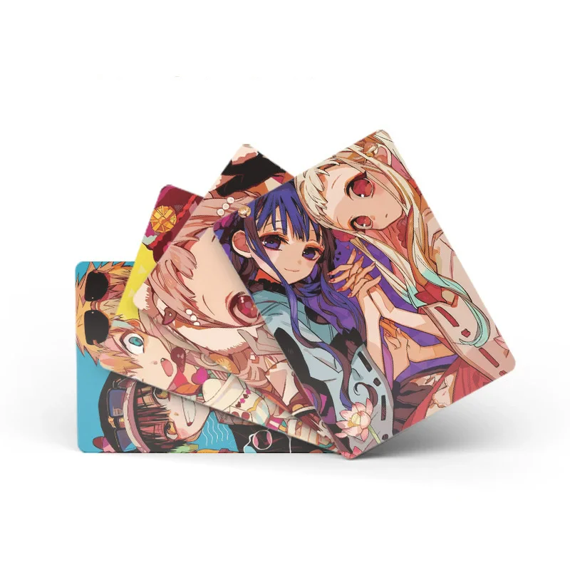 55PCS Toilet-bound Hanako-kun Anime Laser Lomo Card Japanese Manga Character Holographic Photo Cards