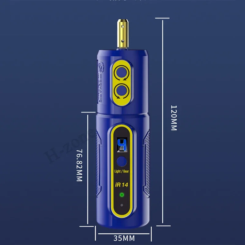 Mechanic IR14 Electric OCA Glue Remover Tool With Led Display For Phone Screen OCA Polarized Clean Electric Grinder Hand Tool 6