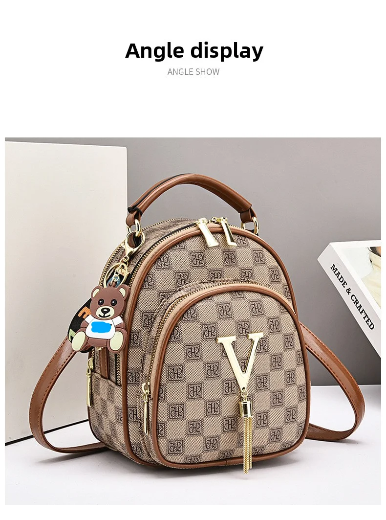 Classic Small Backpack For Women - Stylish Shoulder Messenger Bag_voghion.com