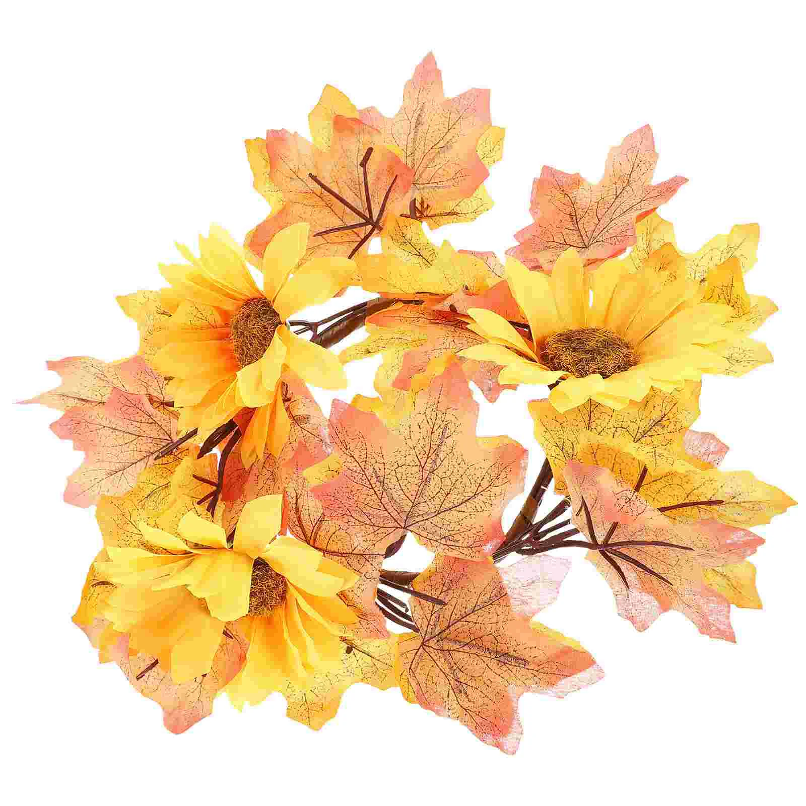 

Harvest Festival Wreath Maple Leaves Front Door Garland Fall Halloween Decor Household Autumn Thanksgiving