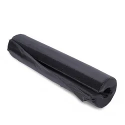 Cushioned Barbell Pad for Comfortable Weightlifting and Squats (Black)