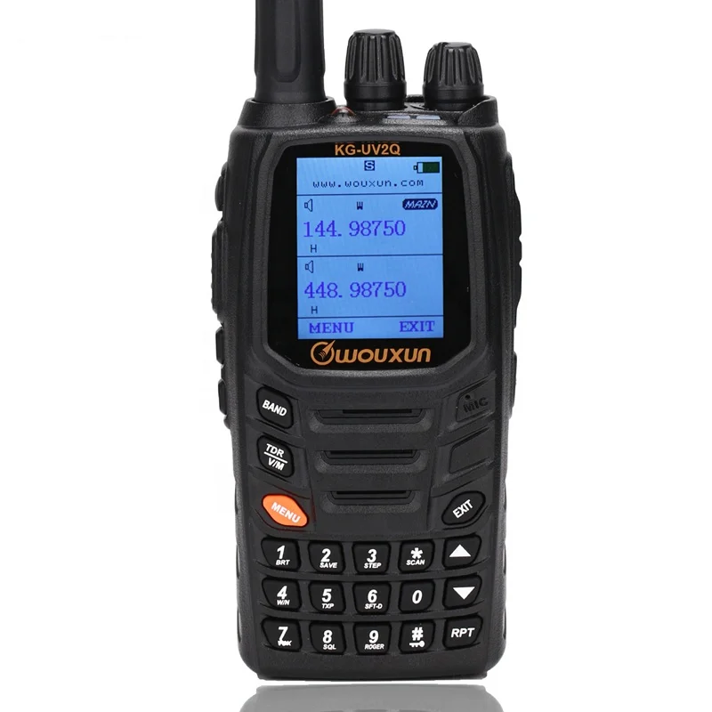 Wouxun Kg-Uv2Q 10W Ad Alta Potenza 7 Bande Compreso Air Band Cross Band Repeater Walkie Talkie Upgrade Kg-Uv9D Plus Ham Radio