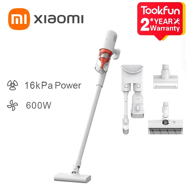 

XIAOMI MIJIA Vacuum Cleaners 2 B205 Sweeping Cleaning Tools 16kPa For Home Sweeping Strong Cyclone Suction 0.5L Clear Dust Box