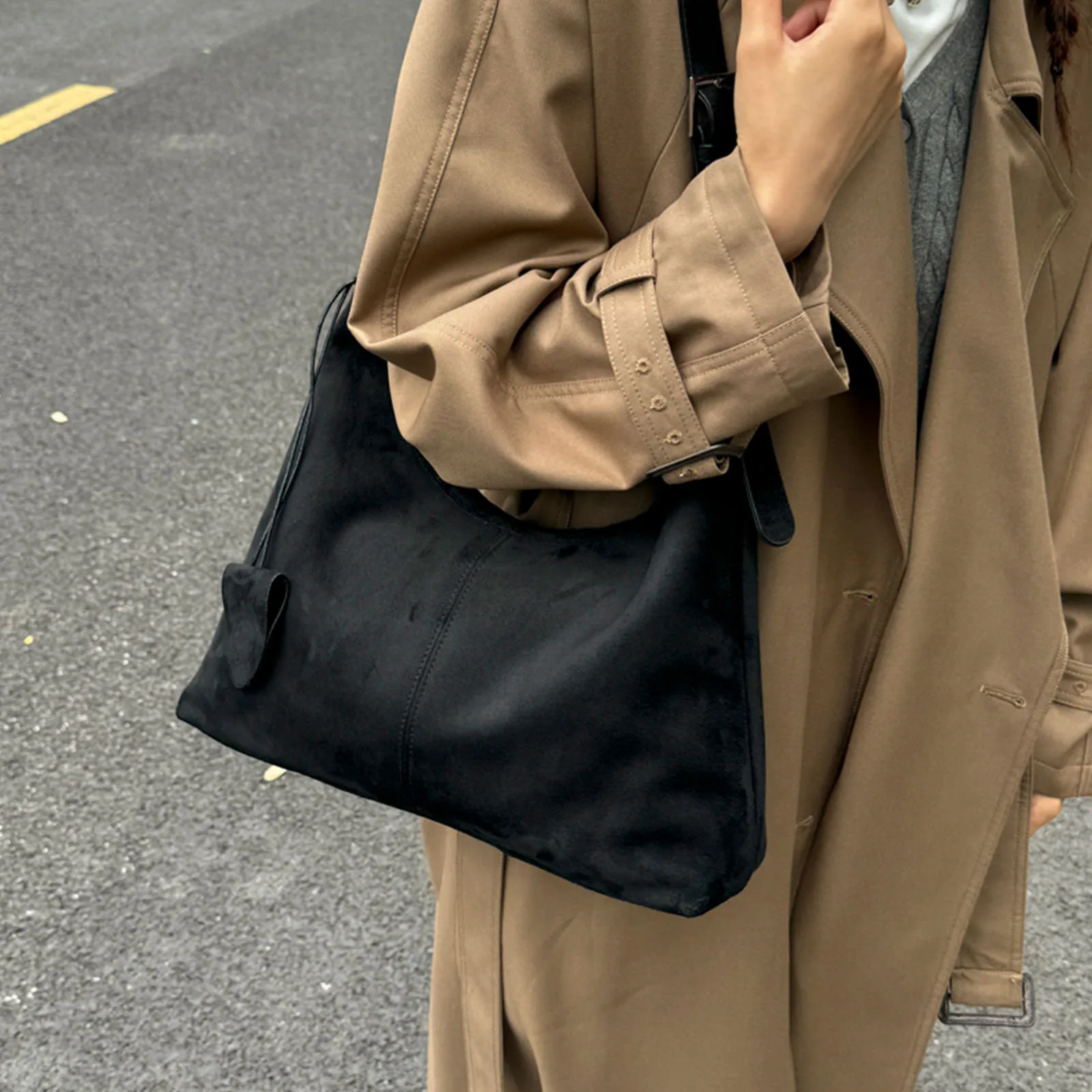 Shoulder Bag Retro Travel Handbag Large Capacity Messenger Purse for Women Work Shopping Travel