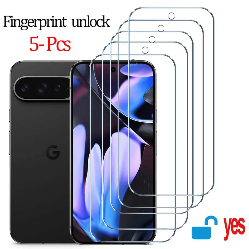 Fingerprint Unlock Glass for Pixel 9 Pro 10 8A 9A 10A 7A 8 Pro Screen Protector Pixel 9 Pro XL Tempered Glass for Google Pixel 9 - Image 8