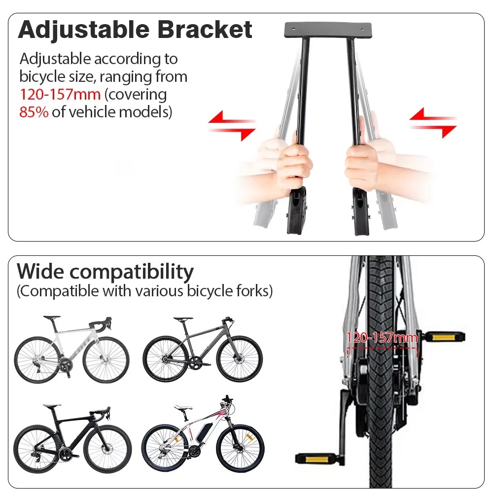 NEWBOLER 20L Portapacchi per bicicletta in lega di alluminio Passcode Lock Borsa per bici Bikepacking per MTB e scaffale per bici da ghiaia - Image 5