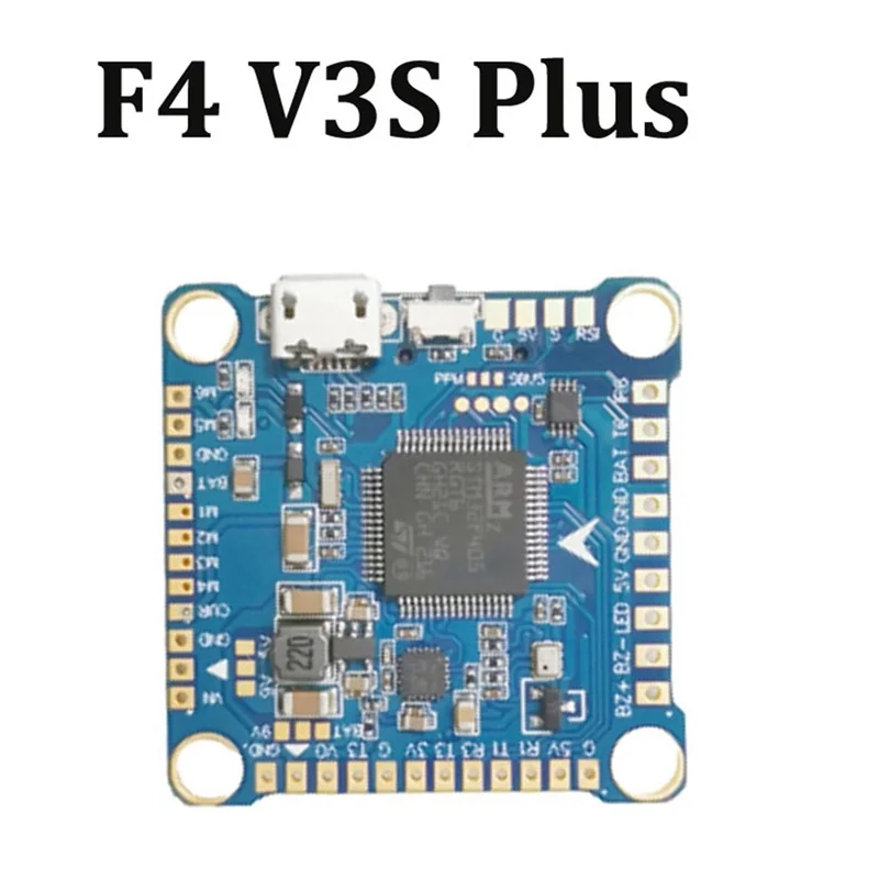 F4 V3S Plus F405 Flugsteuerung mit BMI270 Gyro, Dual BEC 3A, Betaflight OSD, 2-6S, Blackbox, Barometer