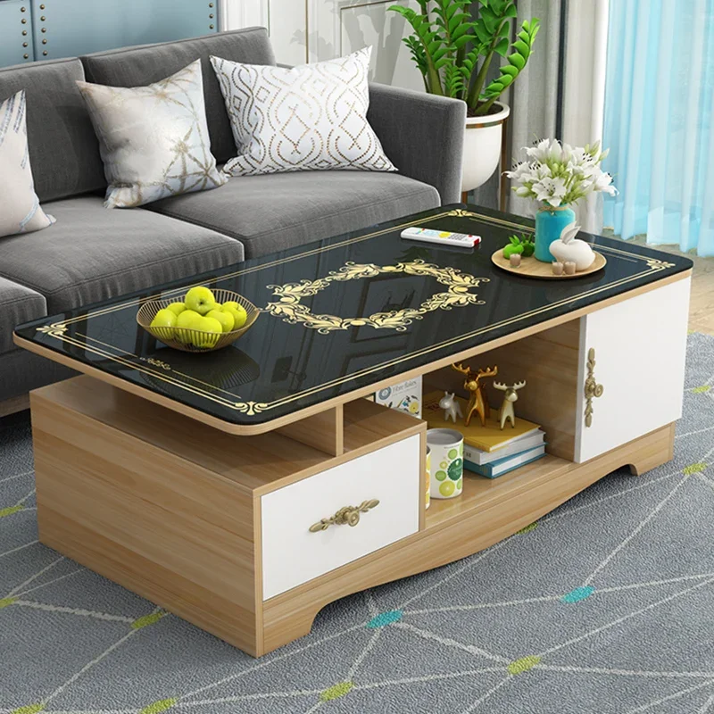 

White Modern Luxury Coffee Tables Rectangle Free Shipping Breakfast Aesthetic Antique Table Designer Vintage Muebles Furnitures