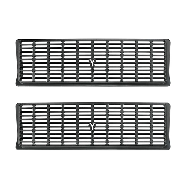 2Pcs Under Seat Air Vent Anti-blocking Dust Cover Under Seat Air Vent Cover Under Seat Outlet Protector for Tesla Model Y Parts 4