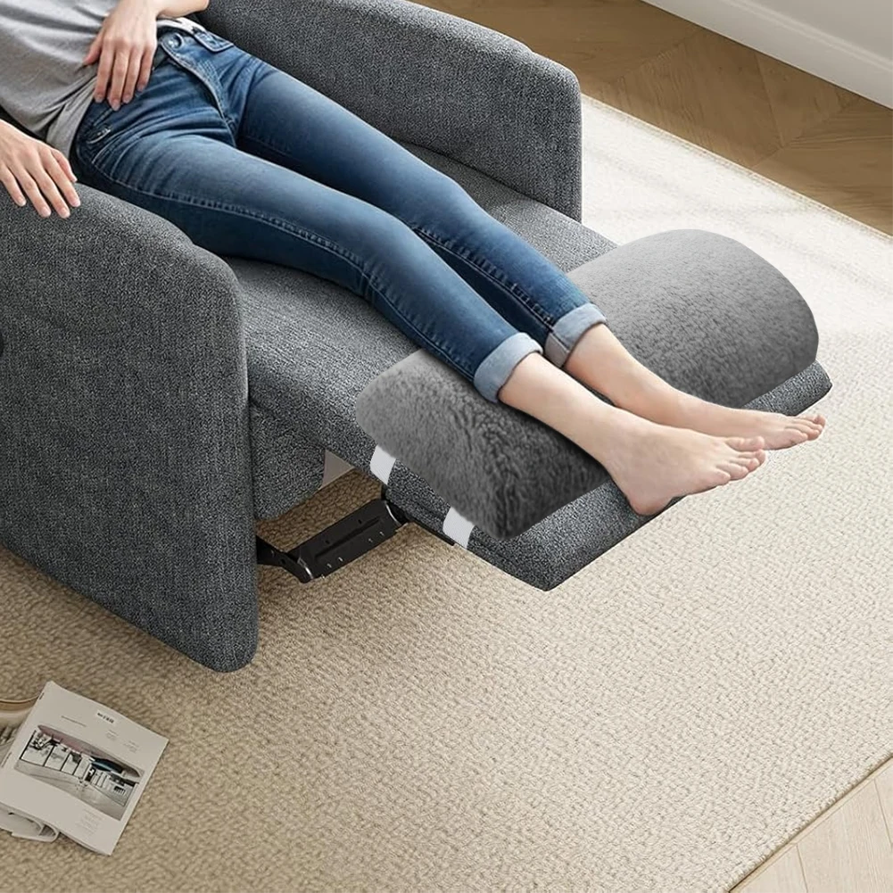 4 Inches Recliner Foot Cushion Memory Foam Neck Pillow Leg Rest Bolster Half Roll Leg Pillow for Ankle and Knee Support