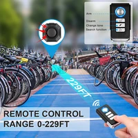 Camluxy Wireless USB Charging Waterproof Bike Alarm Remote Control Vibration Detector Alarm Motorcycle Burglar Alarm - Image 3