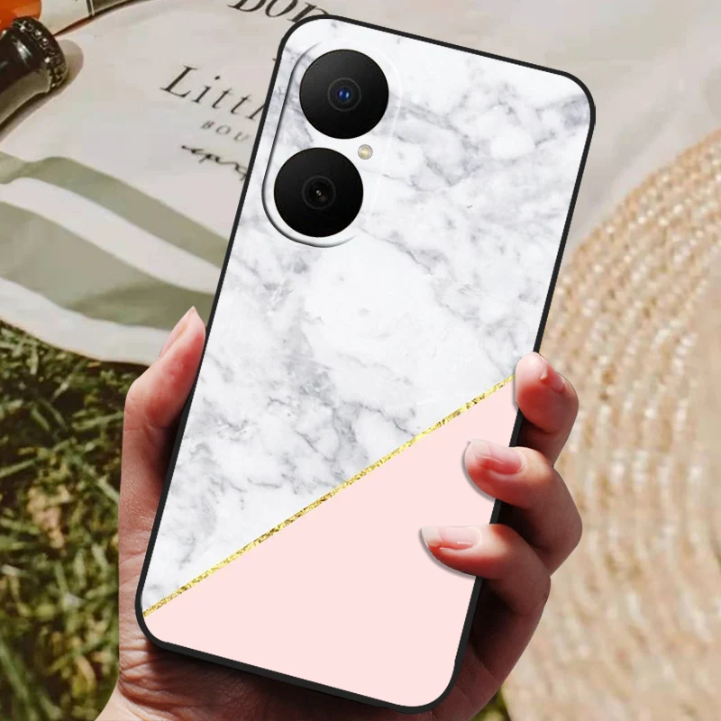 Shockproof Flower Astronaut Soft Silicone Phone Case Bumper Cover