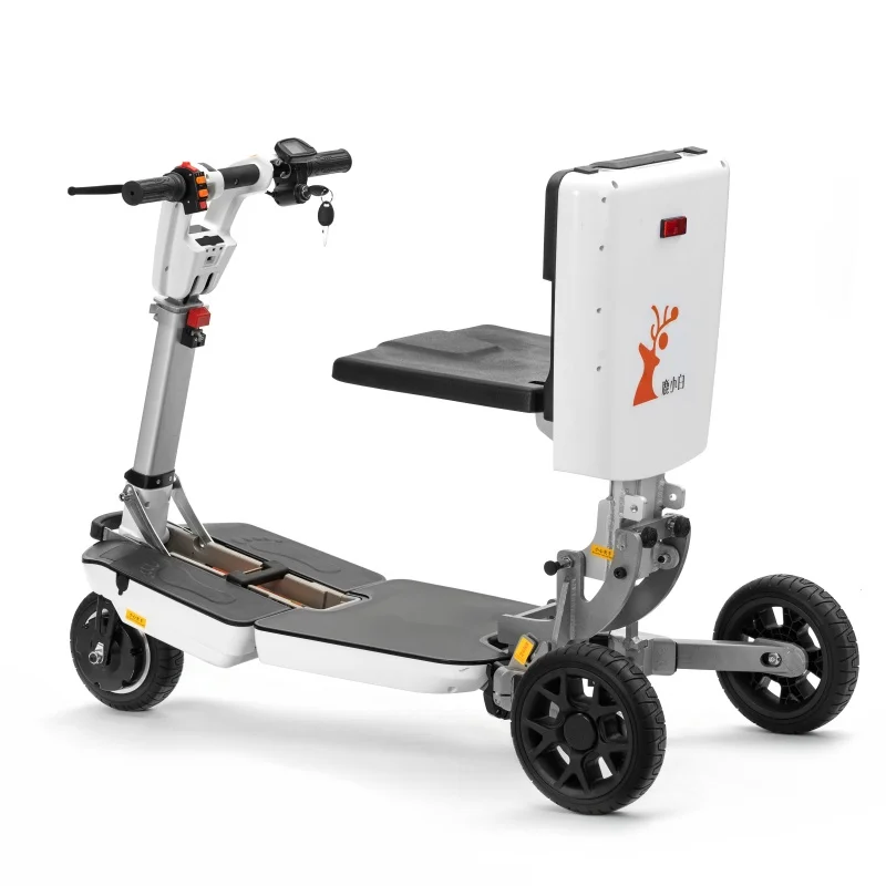 Lightweight Folding Travel Mobility Electric Scooter for Elders Disabled 48V 350W 3 Wheeled Electric Tricycle Adults Foldable