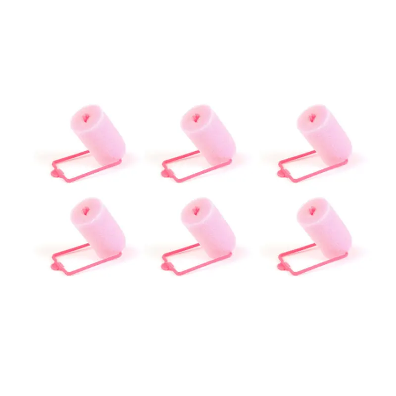 Sponge Hair Rollers Foam Hair Roller Sleeping Curlers Flexible Styling Curlers 6pcs