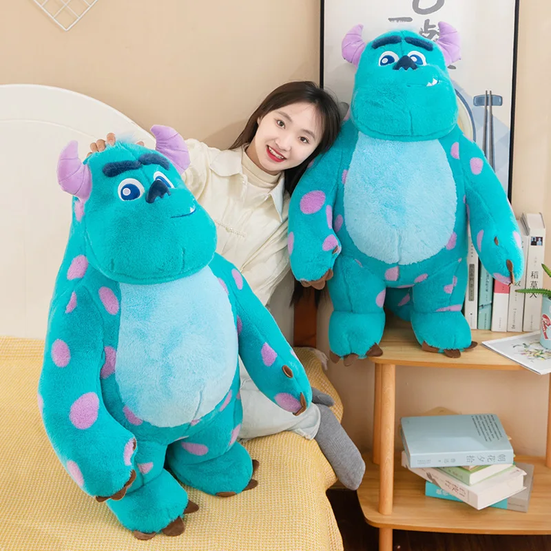 New Disney Large Size Blue-haired Monster James P. Sullivan Monsters College Healing Cute Doll Kids Toy Birthday Gift