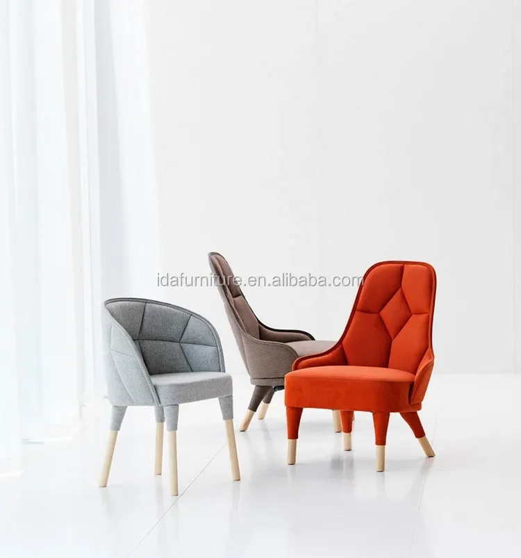 Commercial Restaurant Furniture Modern Fabric Upholstered Chair Design Emily Chair Nordic Restaurant Furniture