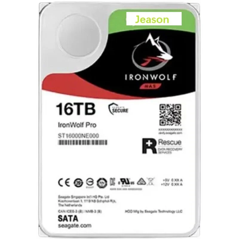 עבור Seagate IronWolf פרו 16TB הפנימי 7200 סל"ד 3.5 "(ST16000NE000) HDD