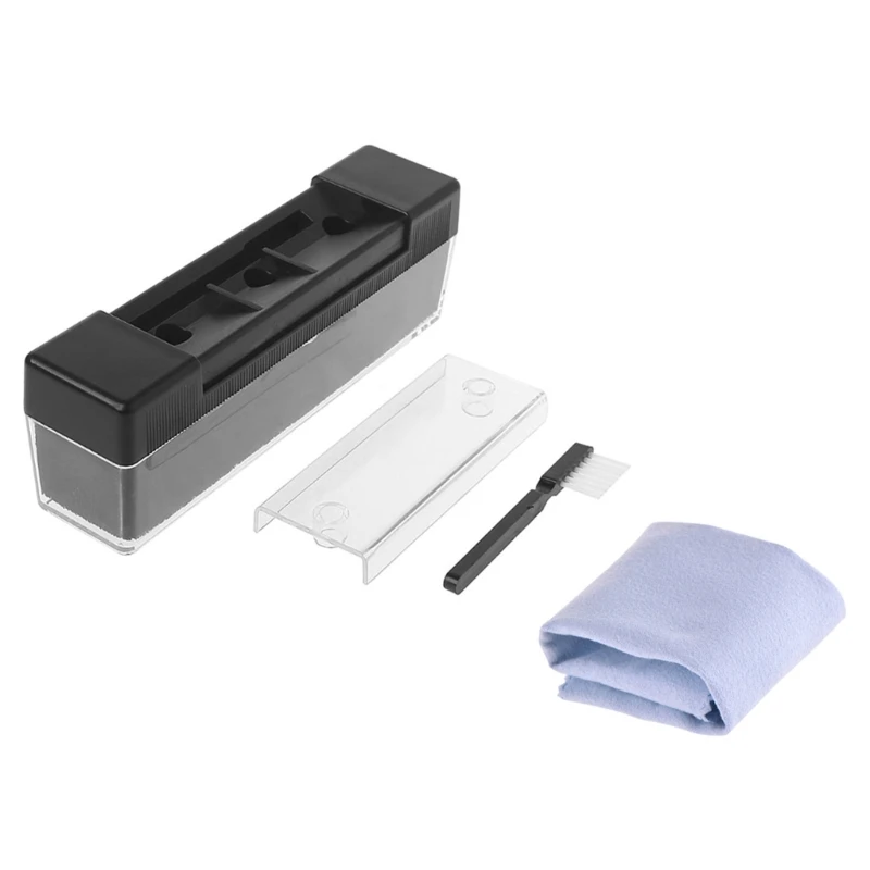 Vinyls Record Cleaner Kit Velvet Cleaning Brush Anti Static Brush Cloth Remove Dust Dirt from LPs cleaning tool,vinyl records cleaner kit