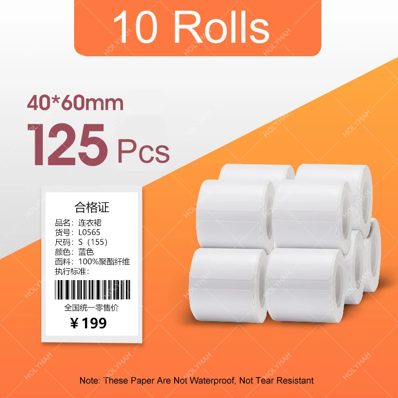 Rolls Mais Barato b1 B21 B3s Fita de Etiqueta Térmica Rolos 40 mm 50 mm Preço Etiqueta do Fabricante para Impressora Niimbot Pequeno Negócio 10 - Imagem 5