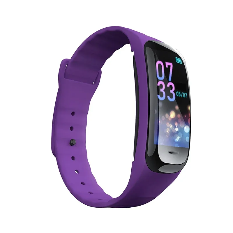 Lenovo Smart Bracelet C1 Plus Bluetooth Fitness Tracker Sports Step Counting Heart Rate Blood Pressure Monitor Waterproof Unisex