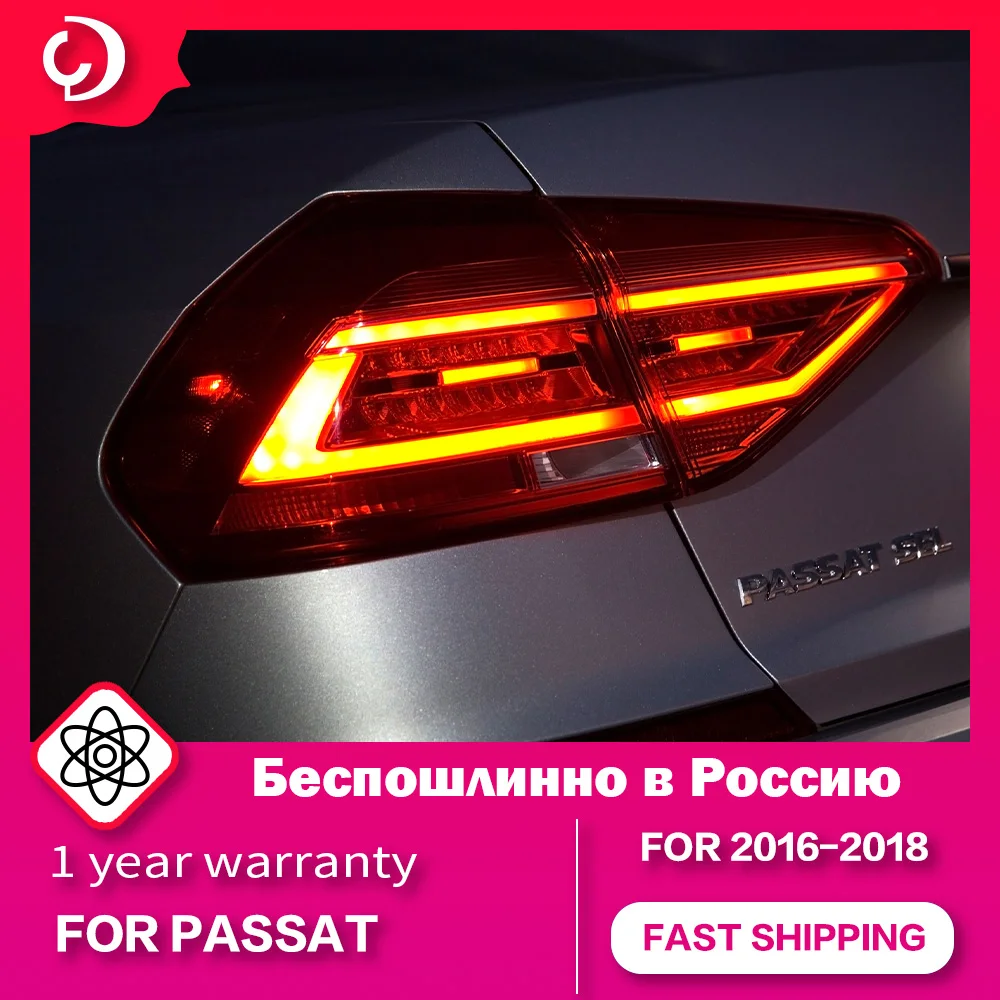 LED Rückleuchten Für VW Passat B7 2012-16 Auto Zubehör Dynamische DRL  Blinker Lampen Nebel Bremse Umkehr