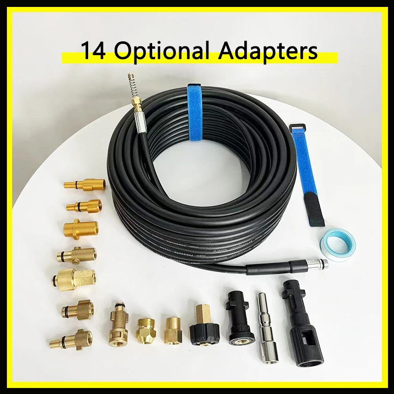 240mSewerDrainWaterCleaningHosePipeDredgeCleanerforKarcherLavorHuterNilfiskStihl