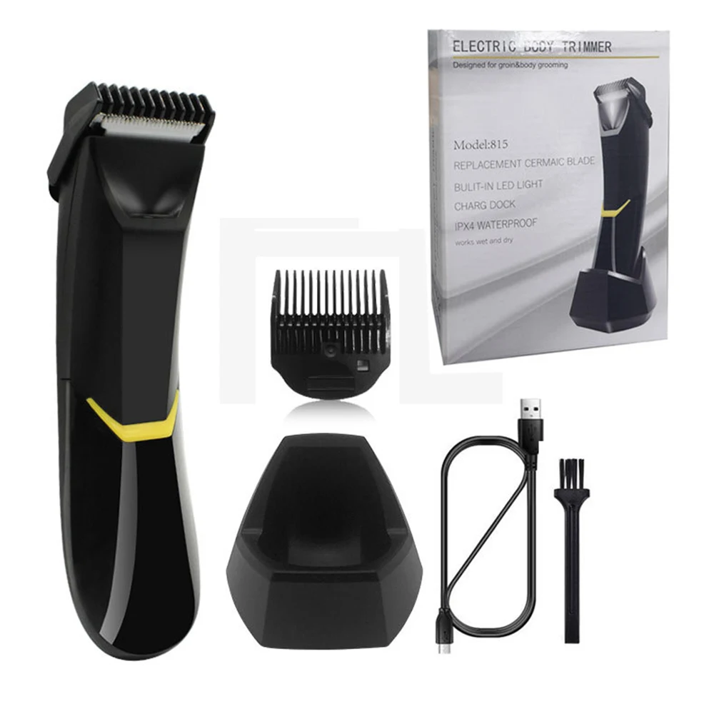 Máquina de Cortar Aparador de Barbeiro Aparador de Cabelo Corte de Cabelo Elétrica Profissional Recarregável Barbeador Conjunto Kit 1 Computers & Electronics