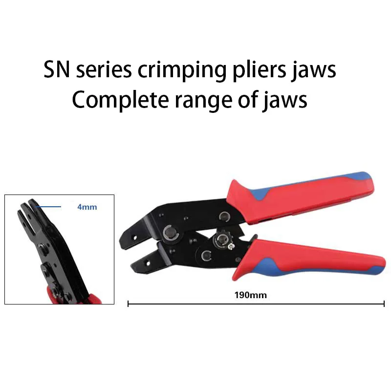 Crimping tool pliers crimp jaw set 4mm slot Jaws SN-48BS/58B/02C/2546B/2549 /06/X6/06WF/03H for crimping terminals