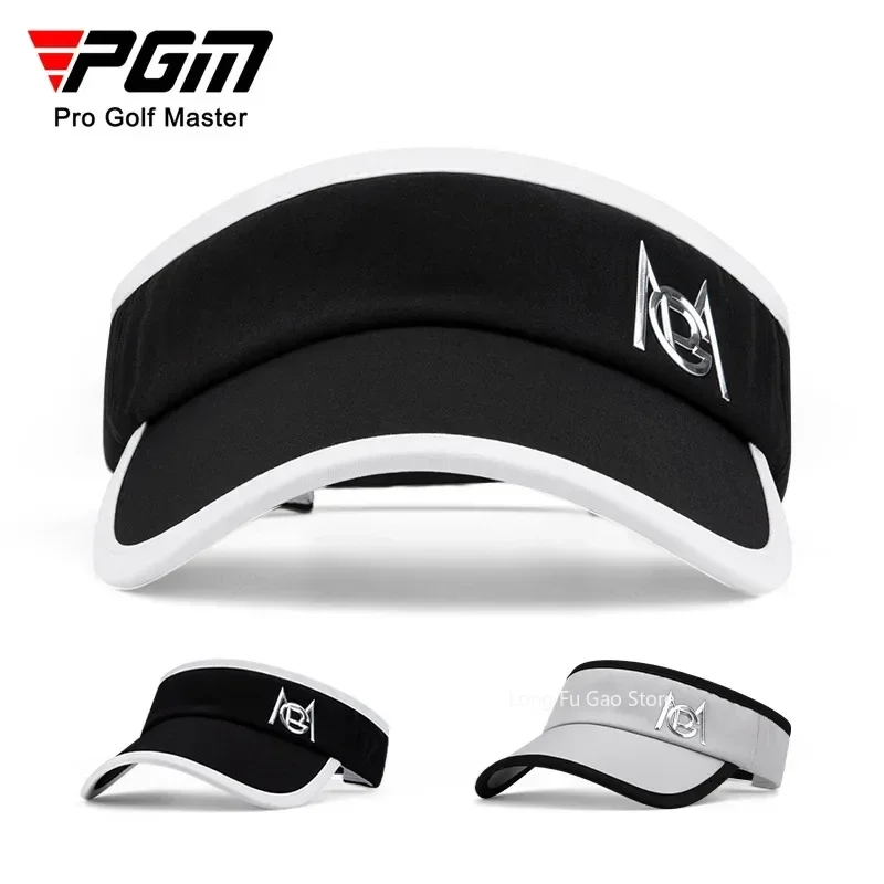PGM Men's Golf Caps no top hats Sun Protection Shade Breathable Male Casual Cap Moisture Wicking Sun Hat MZ045