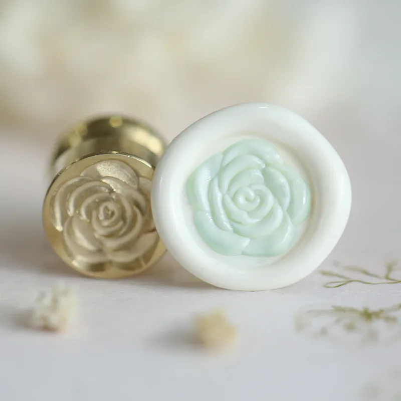 Brass Embossed Lacquer Seal Heads for Stamps and Greeting Cards
