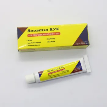 Booamso 85% Crème anesthésiante avant maquillage permanent/traitement IPL/épilation bikini Booamso 85% Crème anesthésiante avant maquillage permanent/traitement IPL/épilation bikini