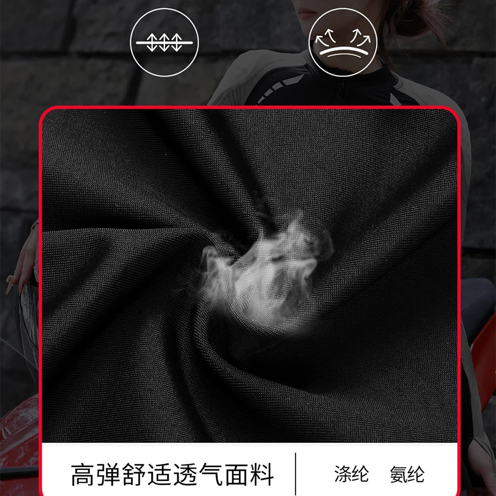 여름 여성용 오토바이 재킷 바디 아머 CE 인증 여름 다운힐 모토크로스 라이딩 의류 보호 레이싱 반사복