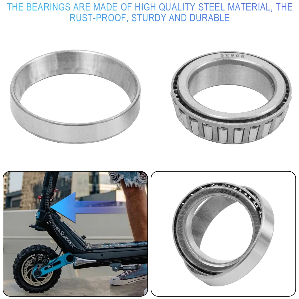 2セット 改造ステアリング圧力/ボールベアリングヘッド フロント