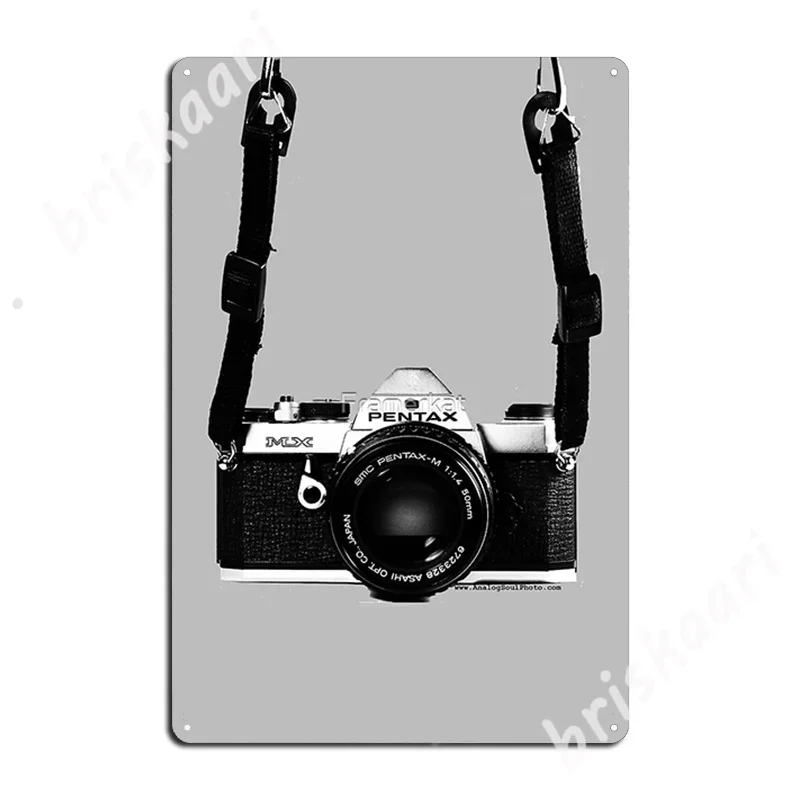 Classic Vintage 35Mm Film Slr Camera Pentax Mx Metal Signs Club Home Pub Garage Classic Garage Decoration Tin Sign Poster