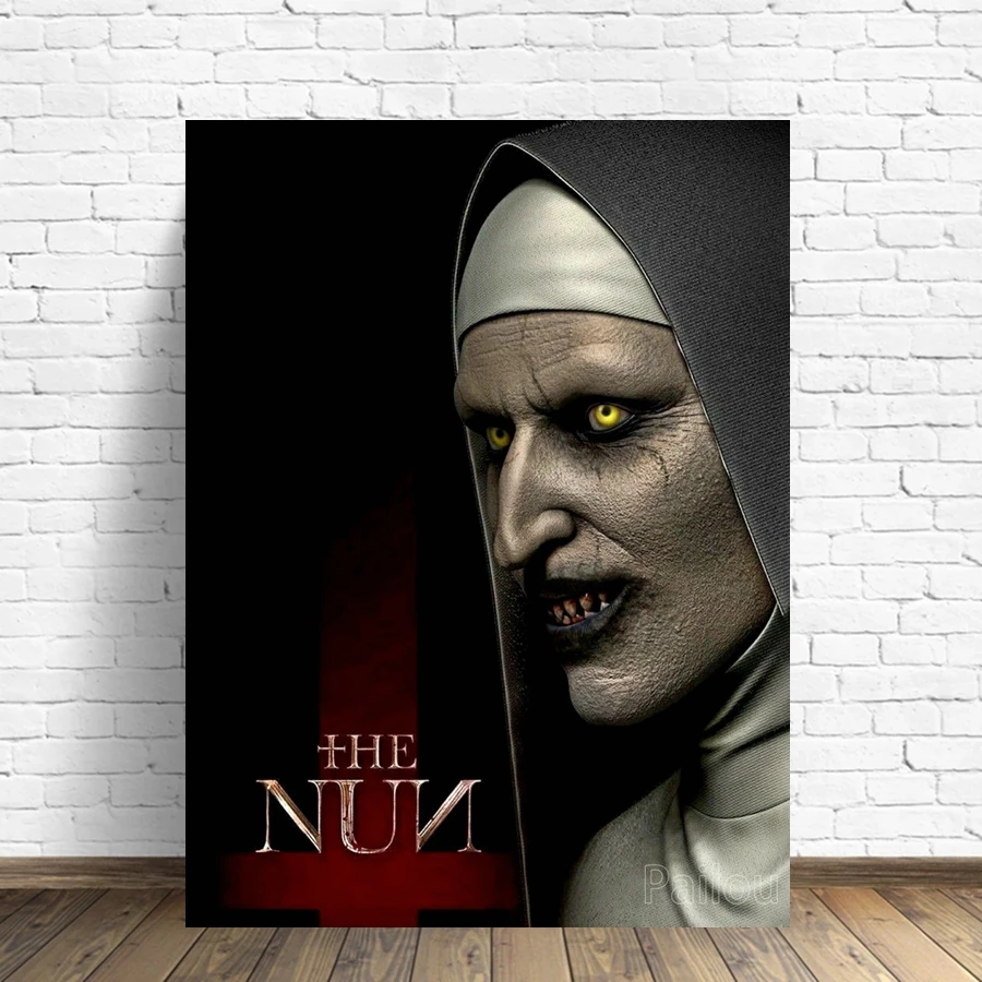 Horror Movie The Nun Diamond Painting Mosaic Photo Conjuring Universe Halloween Art Embroidery Cross Stitch Handwork Wall Decor