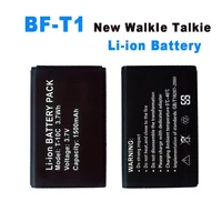 New BAOFENG T1 Mini Walkie Talkie Li-ion Battery T-10C DC3.7V 1500mAh 3.7Wh Extra Battery For BF-T1 Small Two Way Radios Parts 1