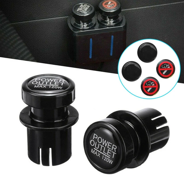 Universal 12V Auto Car Power Outlet Socket Plug Lighter Cigarette Cover Cap