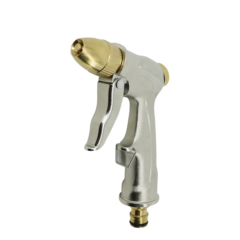 

Horticultural shower spray gun high-pressure metal household car wash water gun brush car watering car wash gun head washing