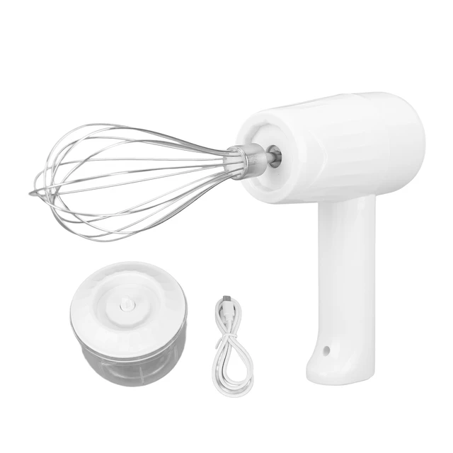 Electric Hand Mixer Stainless Steel Electric Milk Frother Egg Beater  Automatic Glass Mixing Cup Kitchen Tool Handheld Mixer Egg Beater Set