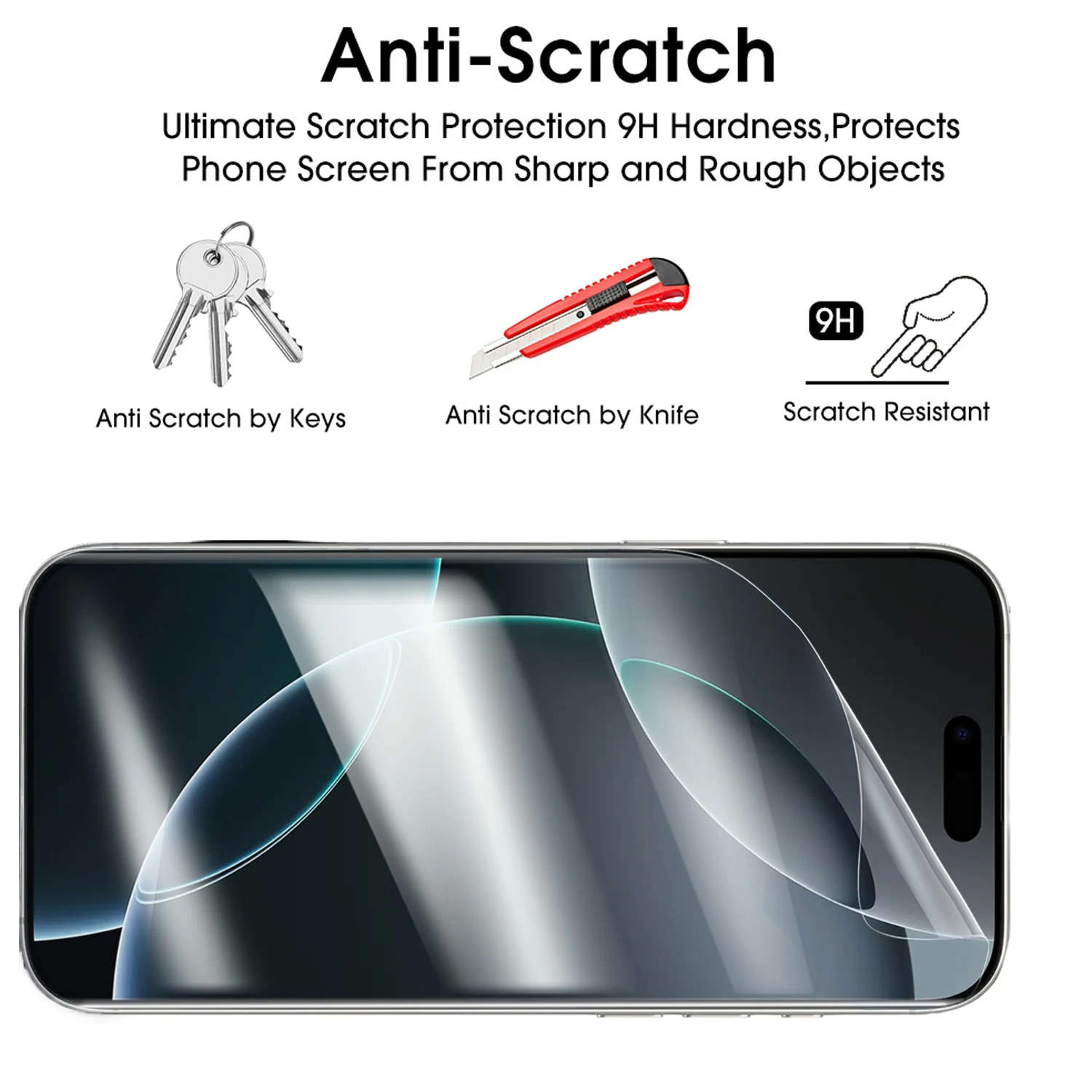 Soft TPU Hydrogel Films HD Screen Protector - Premium Screen Protection