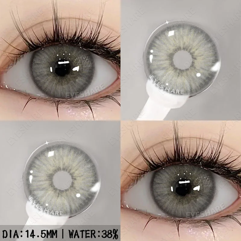Enhance Your Look: Yearly Colored Contact Lenses with Prescription Myopia Correction
