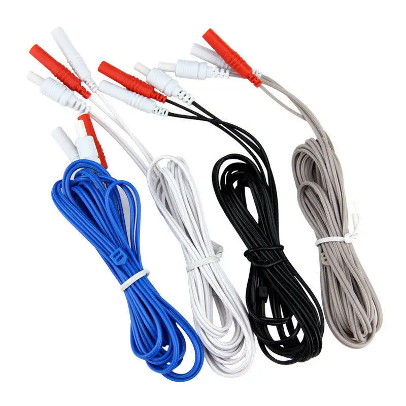 6pcs/lot 6 channels Alligator Clip Cable Acupuncture Needles clip for hwato SDZ-II Electronic Acupuncture Treatment Instrument