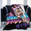 Cozy Chris Brown Homage 90s Blanket Accessories Bedding Decorative Hip Hop Rapper Throws And Blankets Warm Flannel for Couch 5