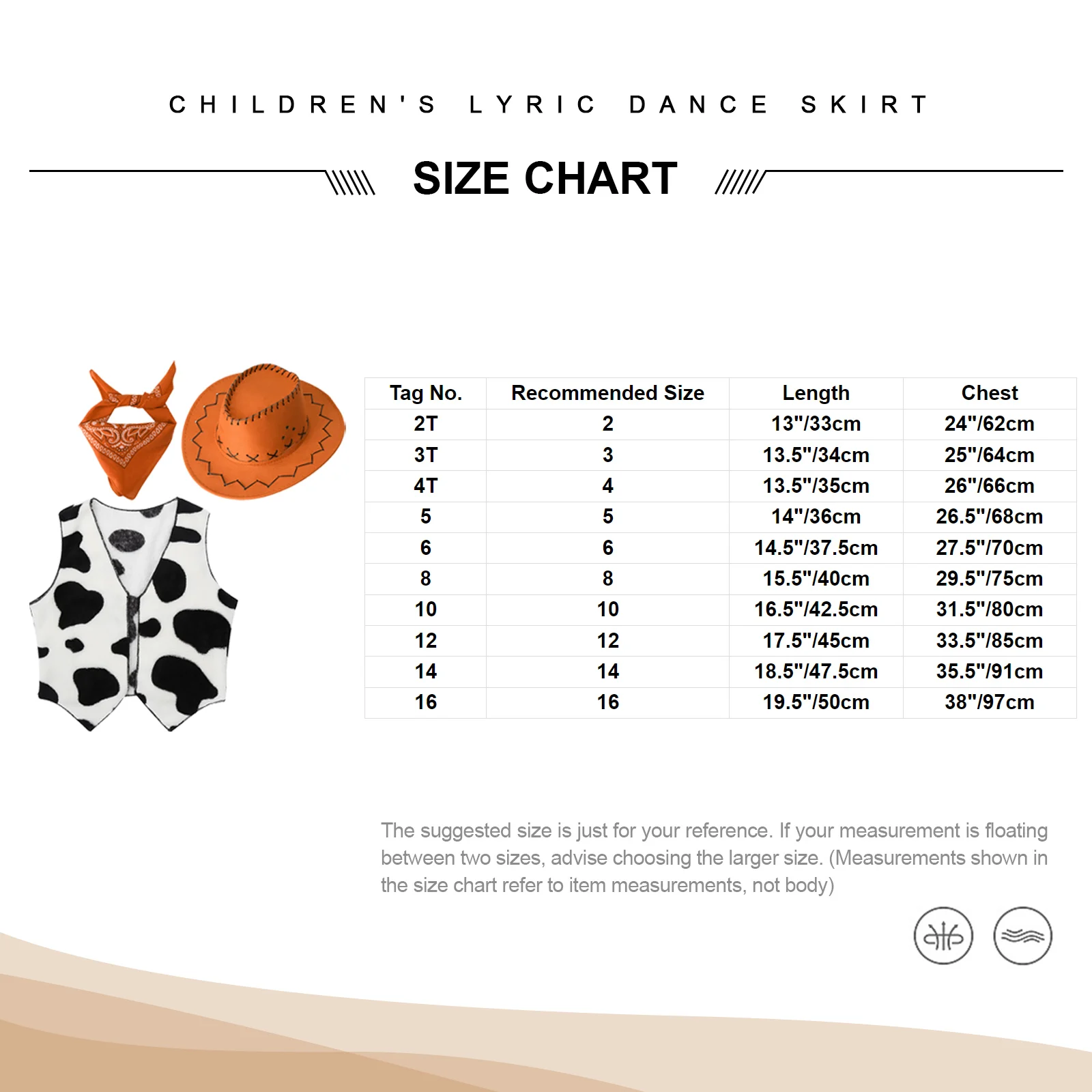 Halloween Cowboy Costume Cowgirl Party Dress Up Kids Western Felt Hat with Bandanna and Cow Print Vest Cosplay Fancy Outfits images - 6